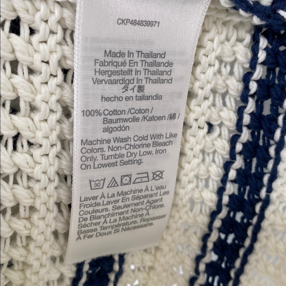Madewell Crochet-Knit Crewneck Sweater Tank Size Large NWT - Picture 8 of 8